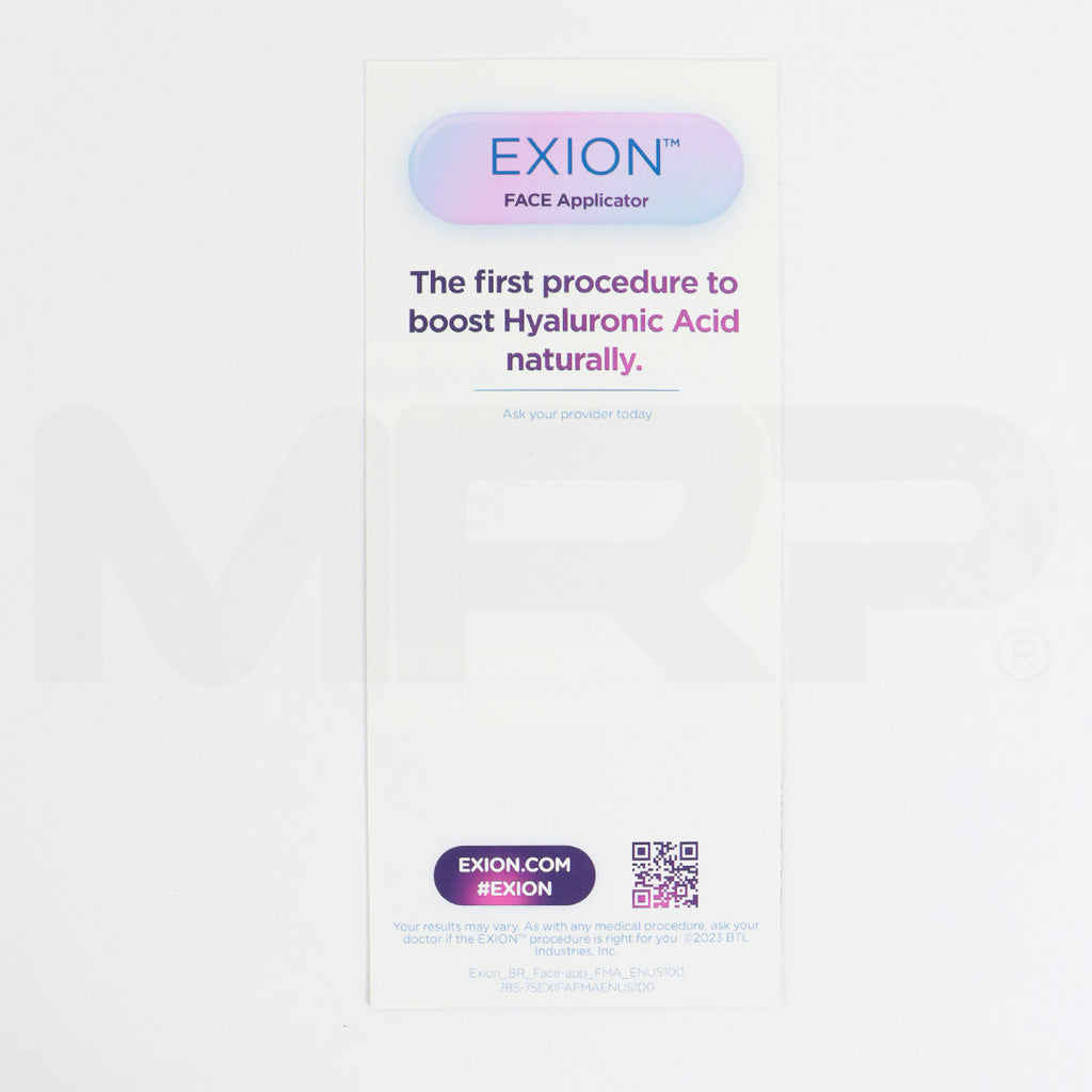 BTL Exion Face Applicator Educational Office Marketing Brochures x100 Pcs