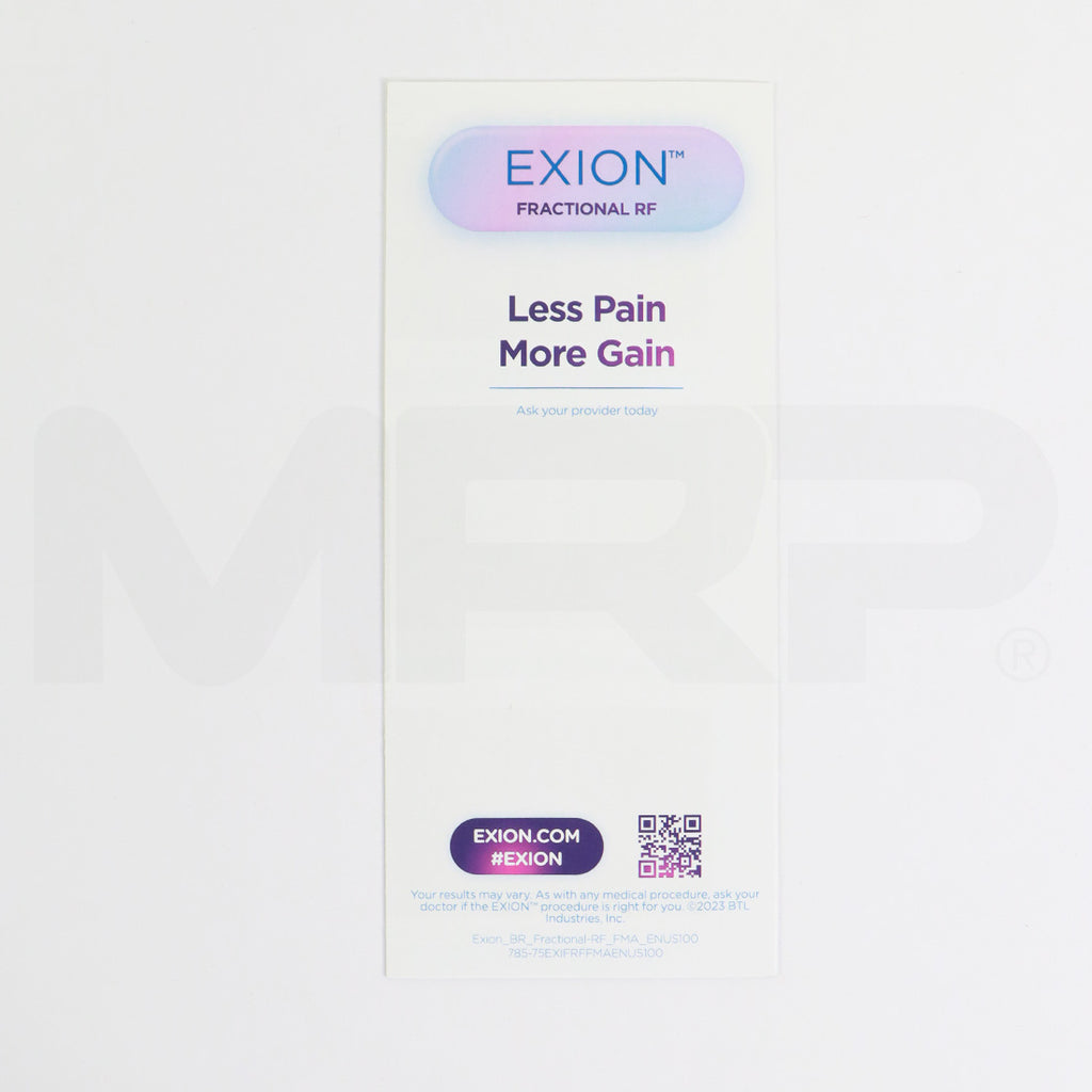 BTL Exion Fractional RF Educational Office Marketing Brochures x100 Pcs