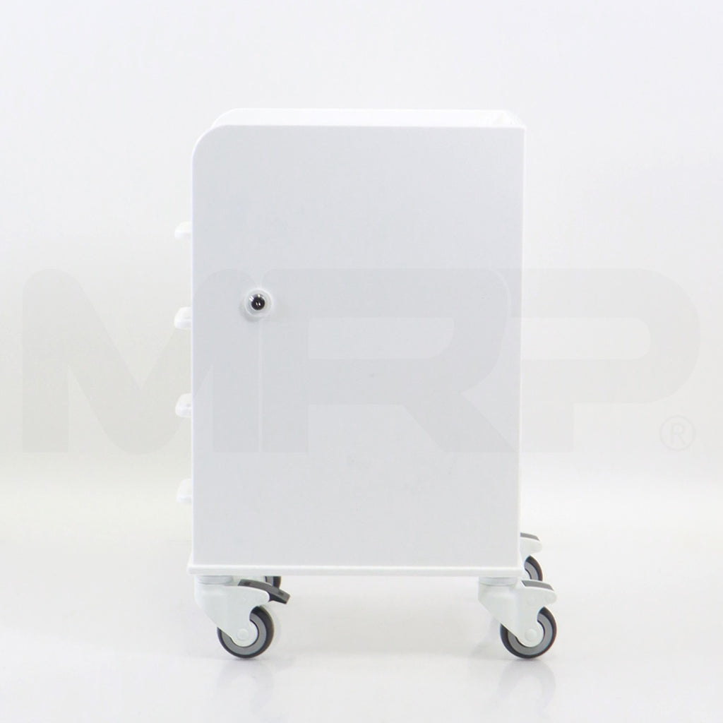 DiamondGlow Skin Resurfacing Rolling Mobile Transport Cart Storage Drawers