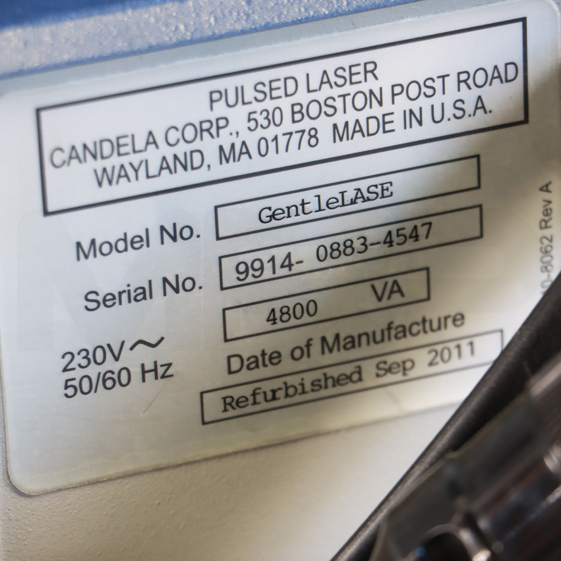 2011 Candela GentleLase Mini Alexandrite 755nm Hair Removal Vascular Laser