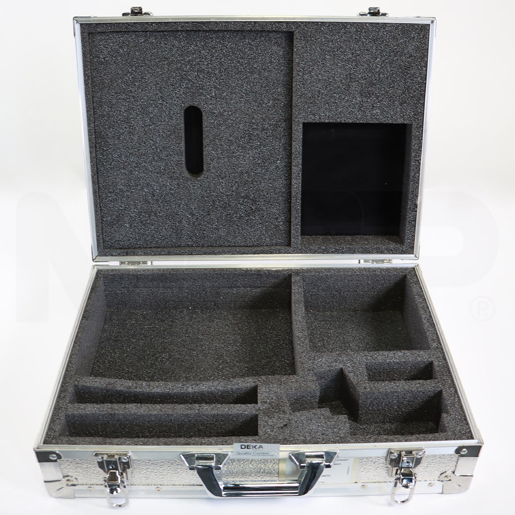 Deka Laser Aluminum Hard Shell Locking Handpiece Case 19.75 x 14 x 6in Cut Pad