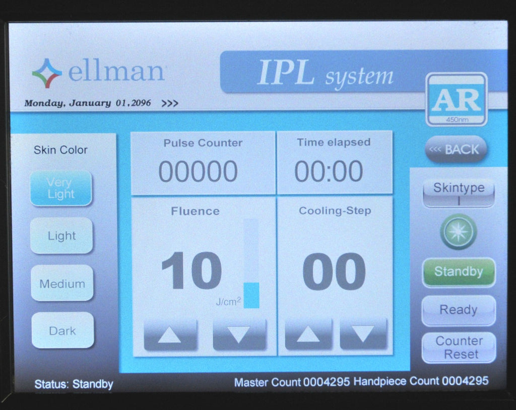 2013 Ellman Sandstone Medley Acne Vascular Lesion Skin Rejuvenation Laser System