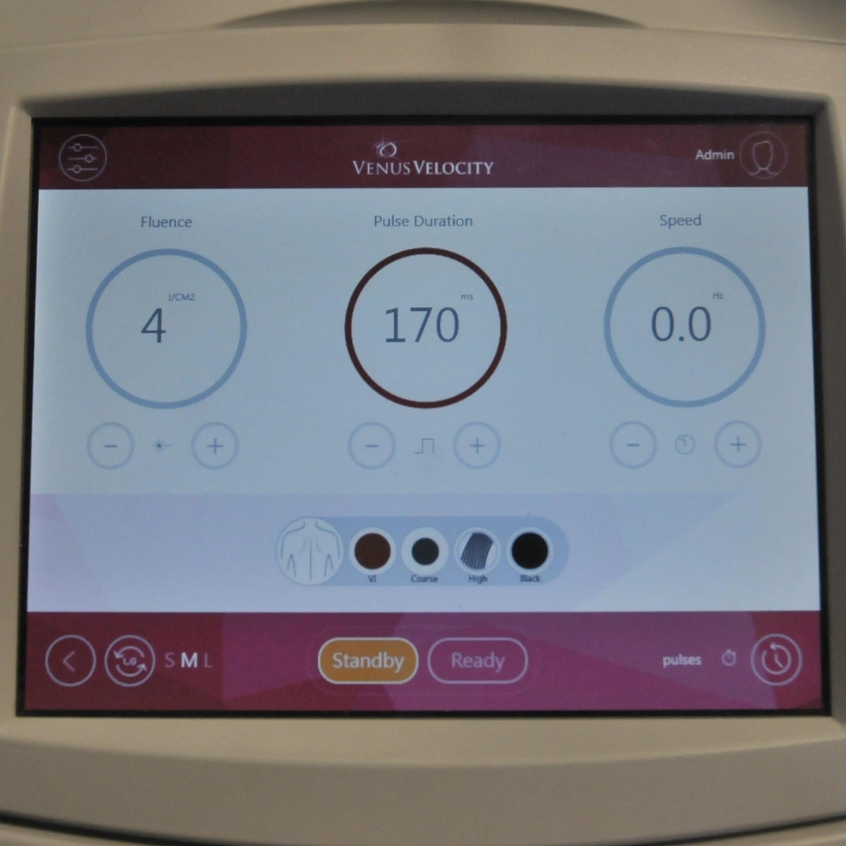 VenusConcept Venus Velocity Diode 800 nm Hair Removal Laser 4 Tip 16K Shots 2017