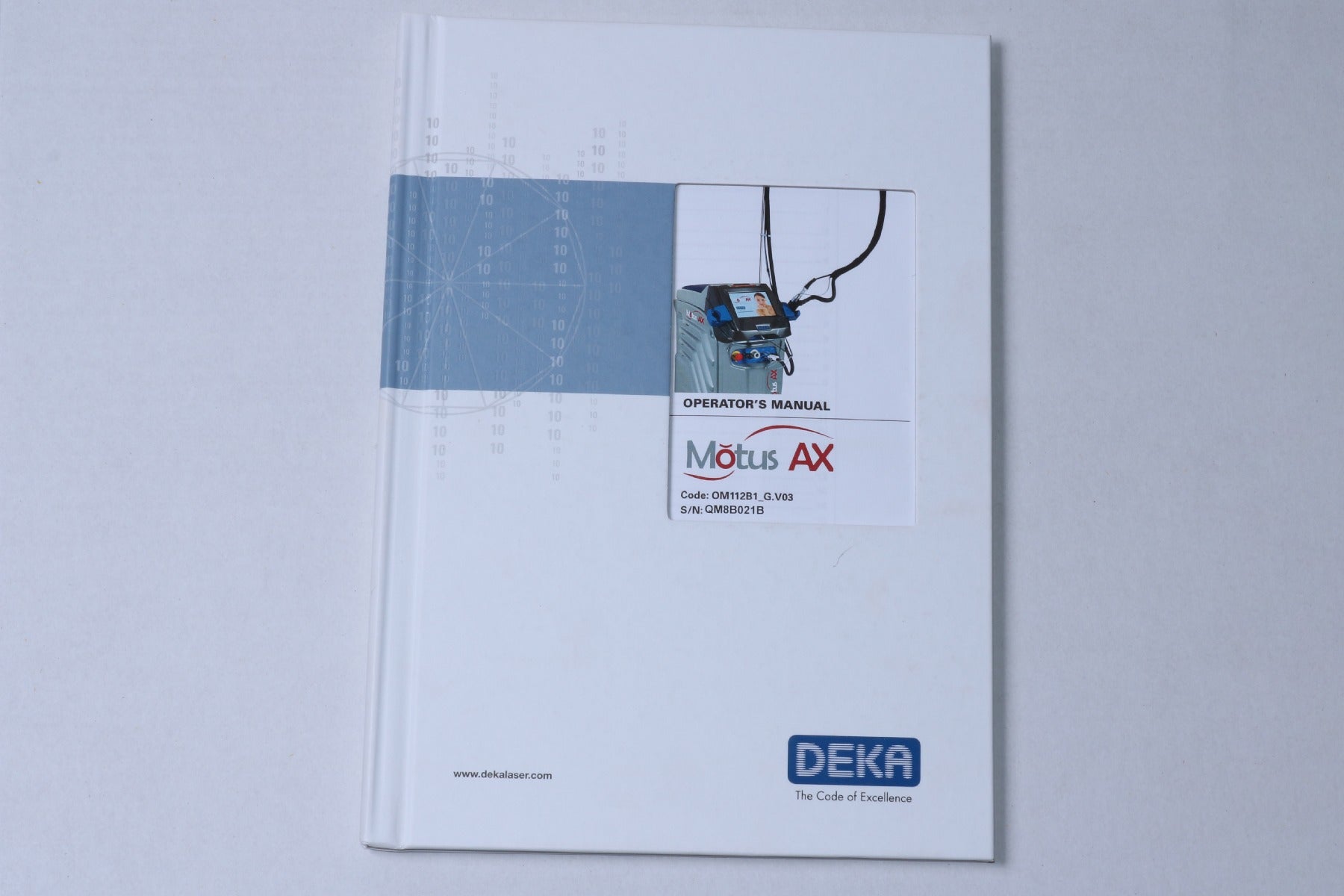2017 Deka Motus AX Alexandrite 755 nm Laser Operator Manual OM112B1_G.V03