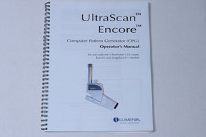 2009 Lumenis UltraScan Encore UltraPulse Laser CPG Operator Manual 0637-128-01