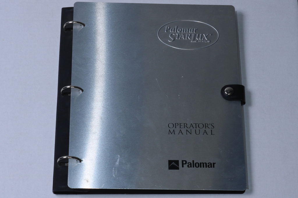 2004 Palomar Starlux 300 Star Lux IPL Laser Operator User Manual REV A 1500-0002