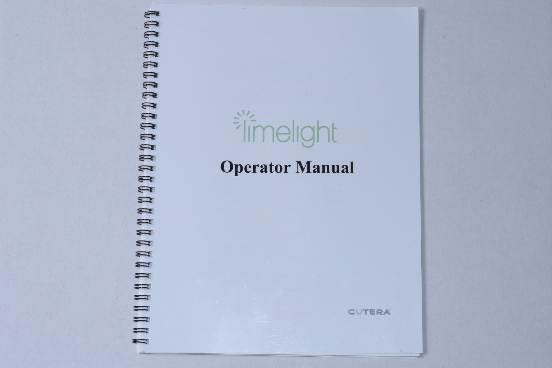 2017 Cutera Xeo LimeLight IPL Handpiece Lime Light Operator Manual D0436 REV E