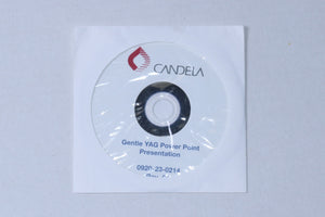 Candela GentleYAG Gentle YAG Power Point Presentation CD REV 1 0920-23-0214