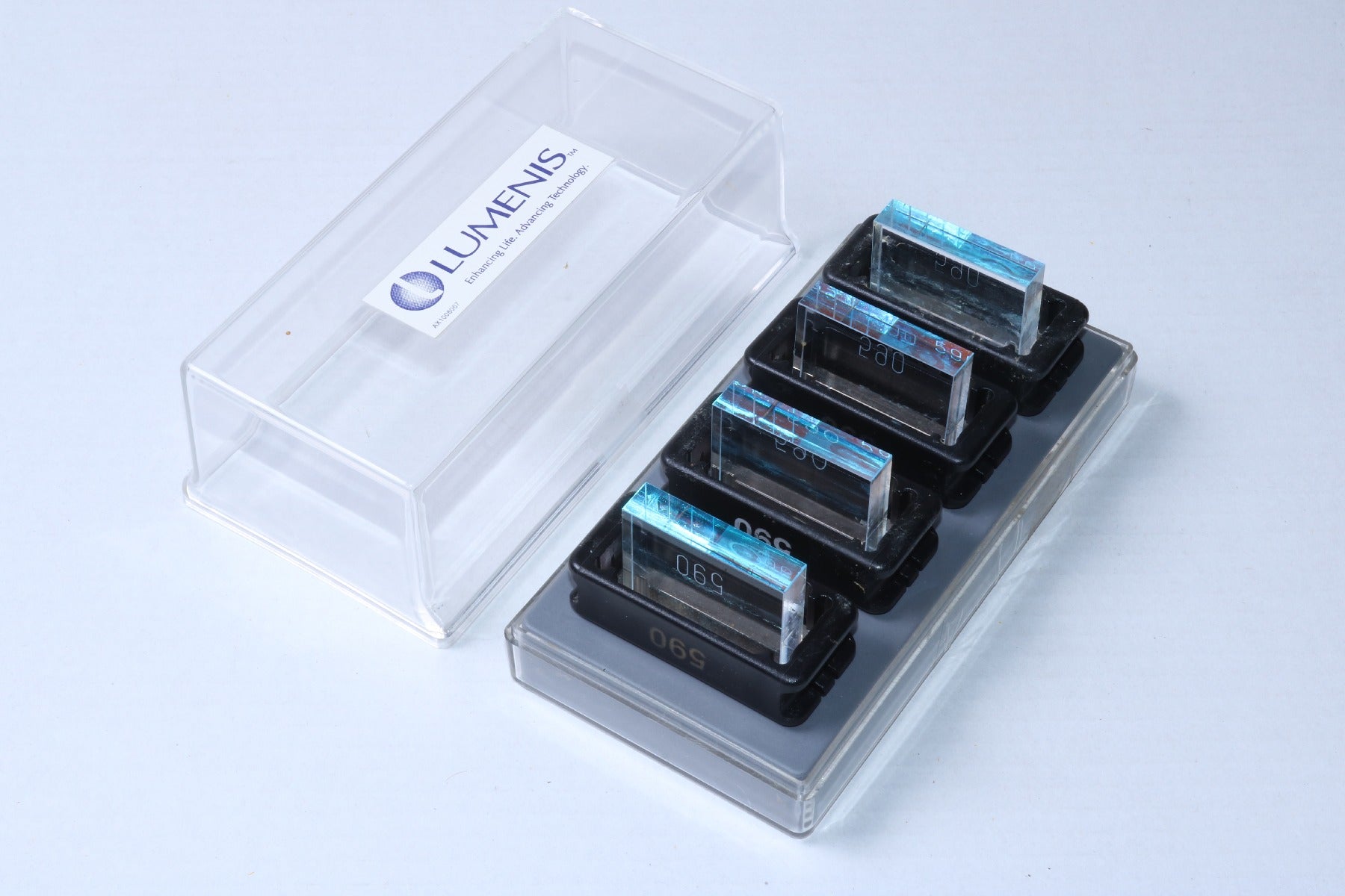 Lumenis ESC EpiLight IPL Crystal Light Guide Filter 590 nm 10x45mm 4 Pack AS IS
