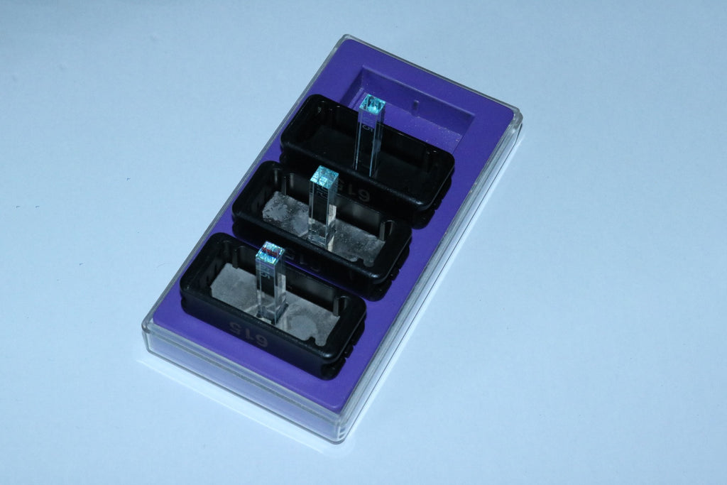 Lumenis ESC EpiLight IPL Light Guide Crystal Filter Small 8x8 mm 615nm Set of 3