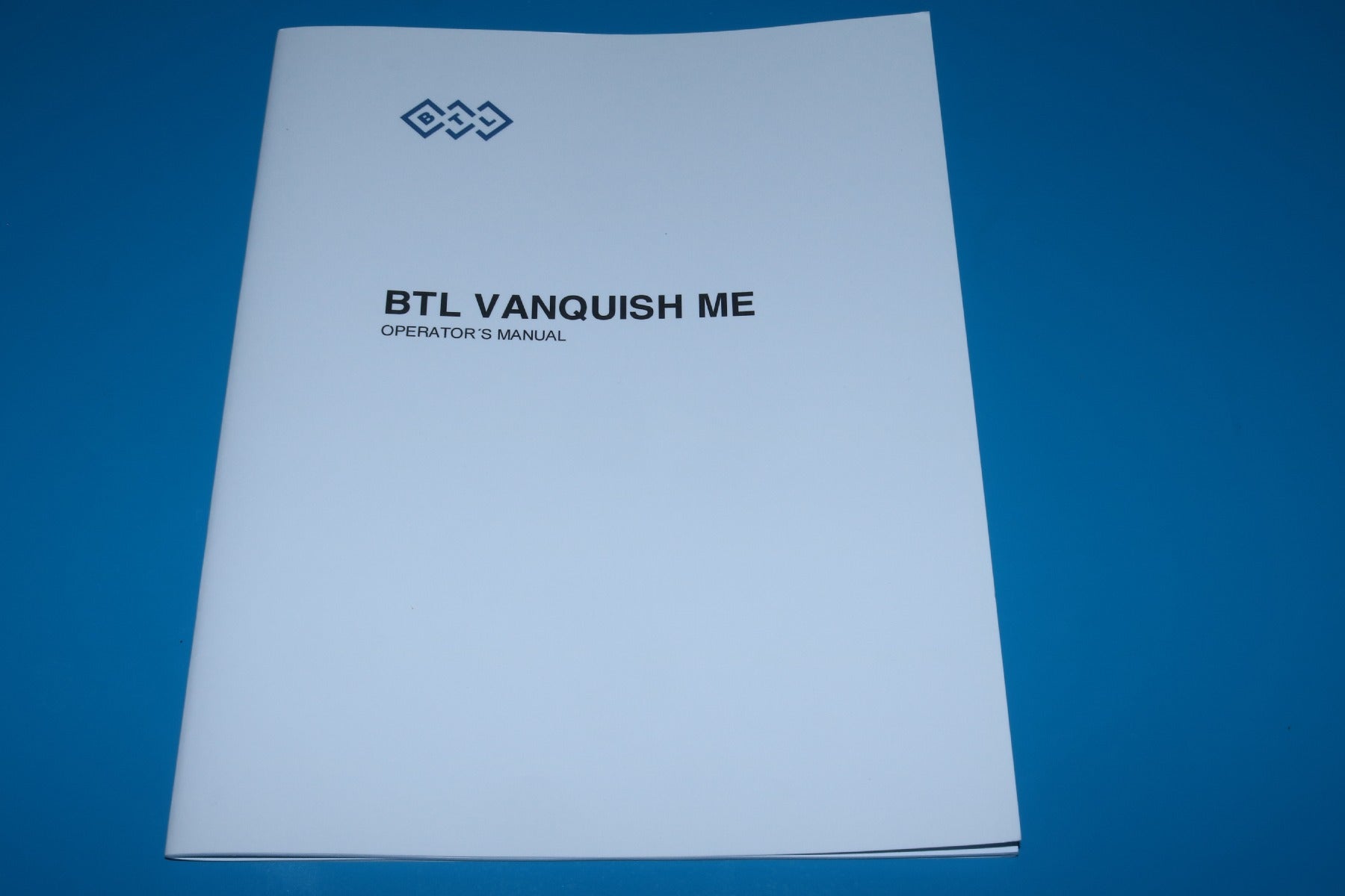 2016 BTL Vanquish ME RF Body Tightening User Operator Manual 713-80MANENUS300