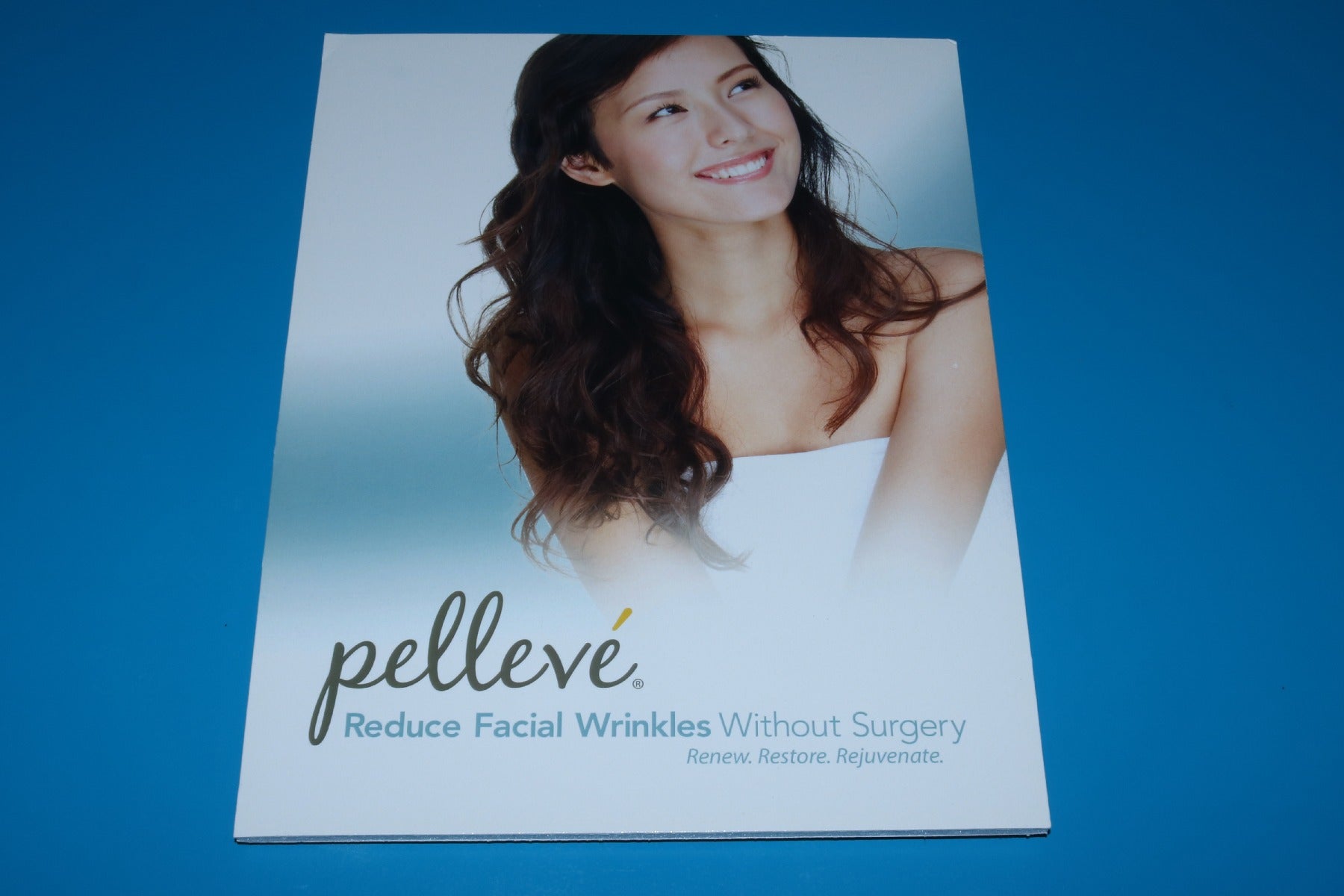 Cynosure Ellman Pelleve RF Wrinkle Reduction Lobby Marketing Display Sign 8x11"