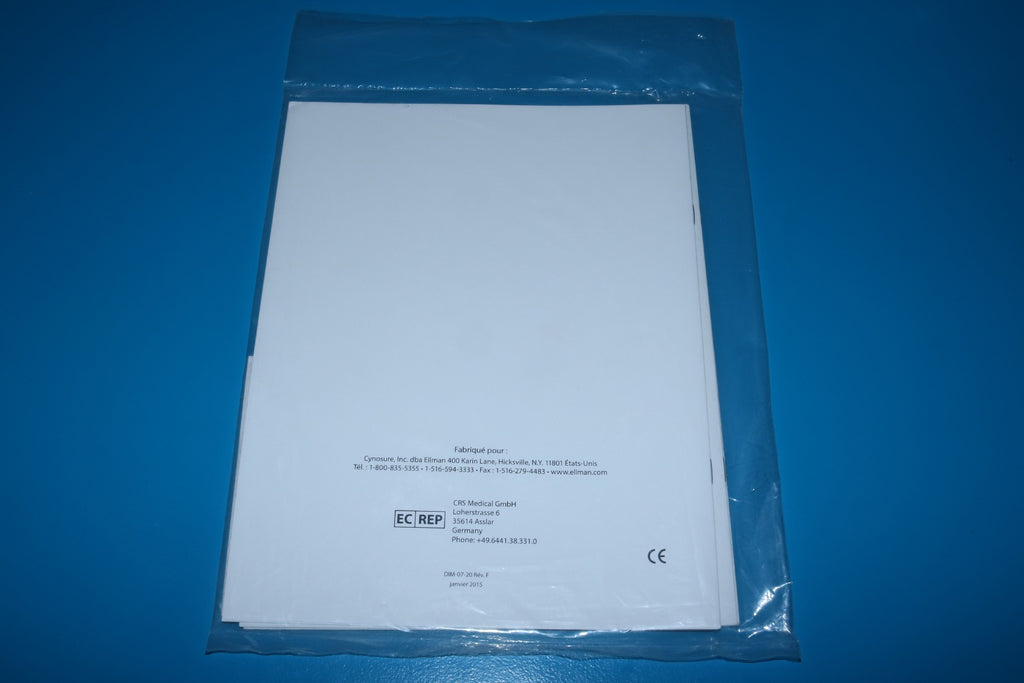 2015 Cynosure Ellman Surg-e-Vac Smoke Evacuator Operator Manual REV F DIM-07-20