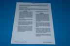 1995 Coherent UltraScan CPG Laser Handpiece Quick Reference Guide 0625-153-01