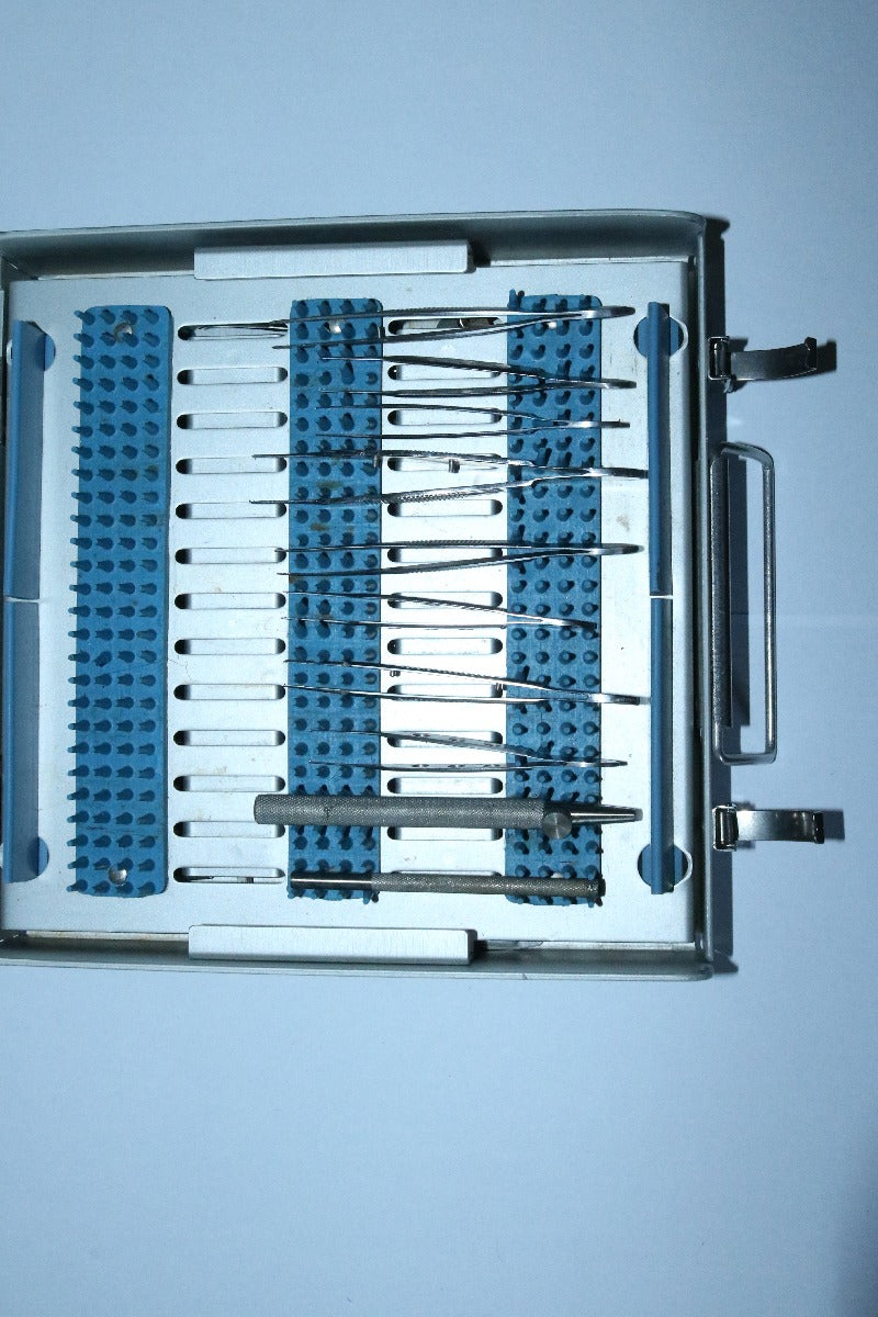 Storz E 7416-2 Instrument Organizer Autoclave Tray Mixed Miltex & Tieman Forceps