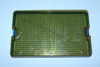 PST USA 10 1/4" X 6 1/4" Autoclave Sterilizer Tray w/ Silicone Finger Liner