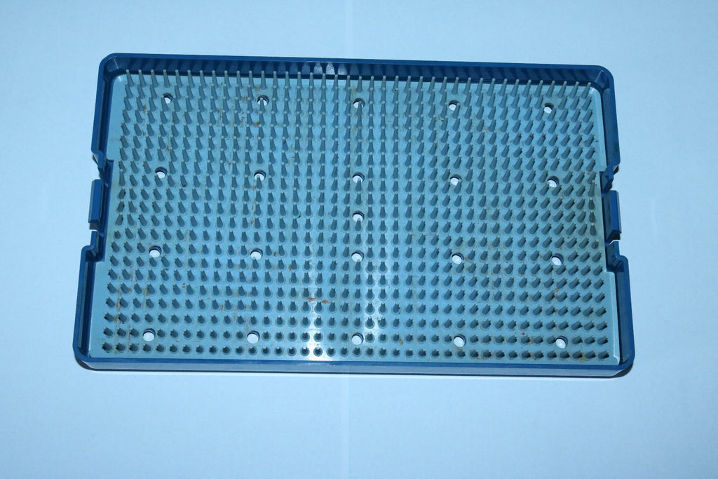 PST USA 10 1/4" X 6 1/4" Autoclave Sterilizer Tray w/ Silicone Finger Liner