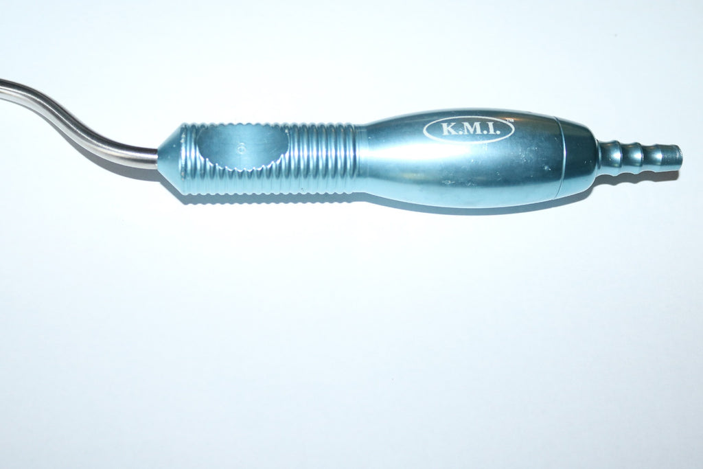 KMI #6 Curved Triport III Cannula 125mm Length Wedge Tip 1/4" Diameter 17G