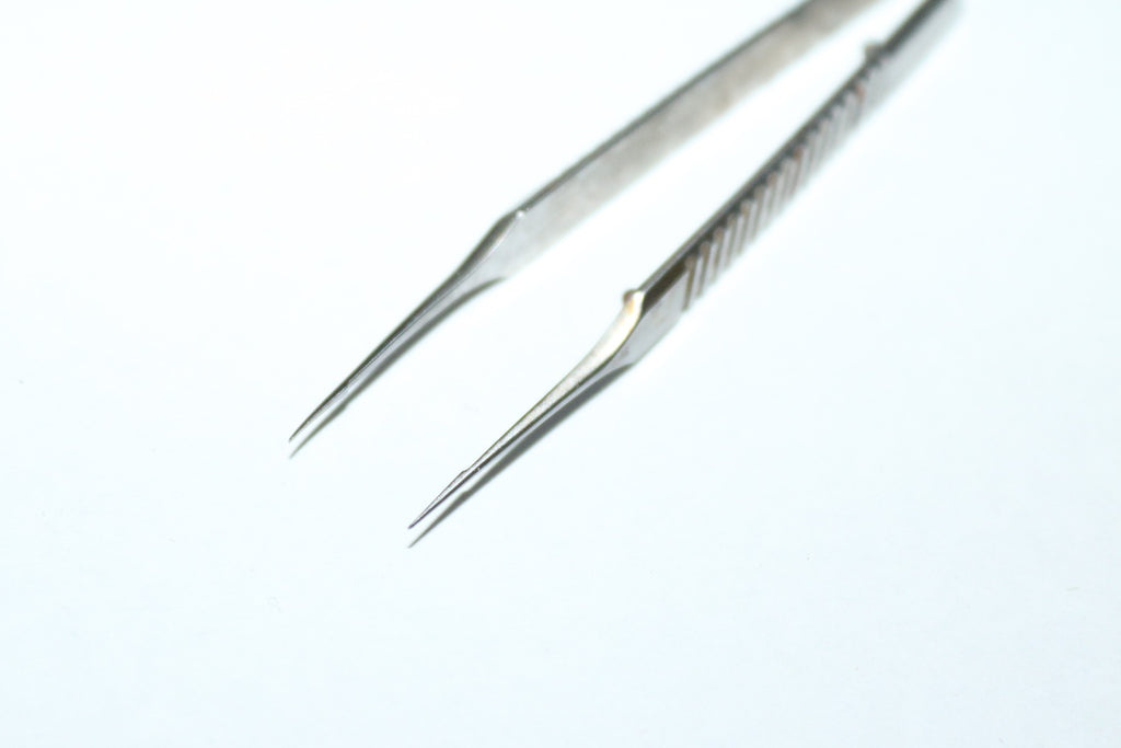 Miltex 18-948 Tweezers Forceps Flat Smooth Precise 0.3 x 5mm No Teeth