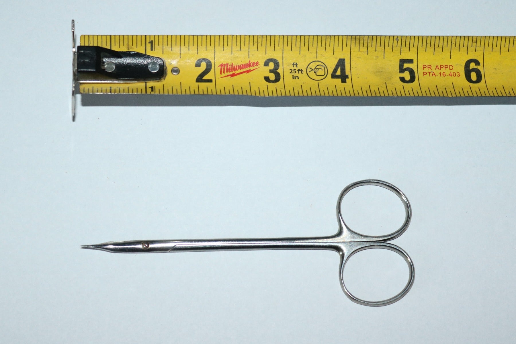Tiemann 84 #204 Stainless Steel Curved Suture Removal Surgical Scissors