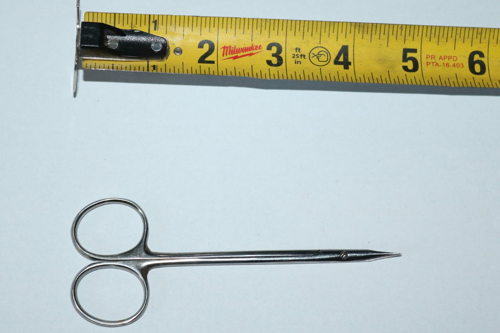 Tiemann #353 Stainless Steel Curved Suture Removal Surgical Scissors