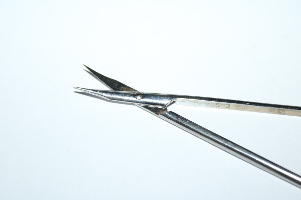 Tiemann #353 Stainless Steel Curved Suture Removal Surgical Scissors