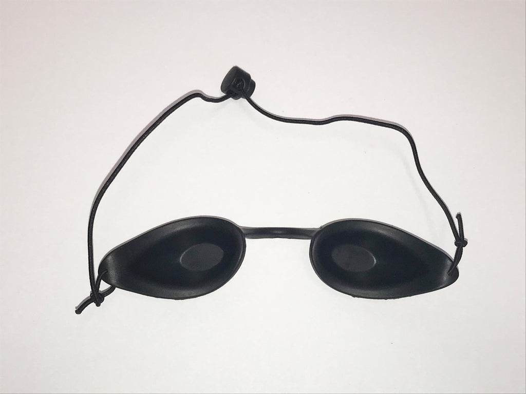MRP Laser IPL Patient Eye Shield Safety Eyewear Silicone Blackout Goggle Glasses