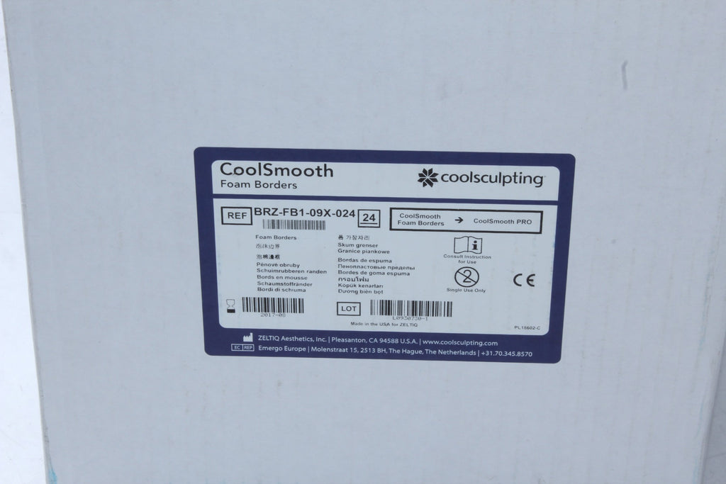 Zeltiq CoolSculpting Cool Smooth Foam Borders 24Pk BRZ-FB1-09X-024 EXP 2017-08