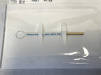 Ellman B1D Pelleve Round Loop Electrodes 1/4" Loop 1/16" Shaft 5 Pack EXP 2021