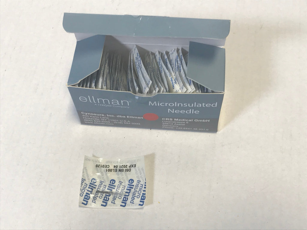 Cynosure Ellman RF Micro Insulated Needles Microinsulated 49 Pack EXP 2021