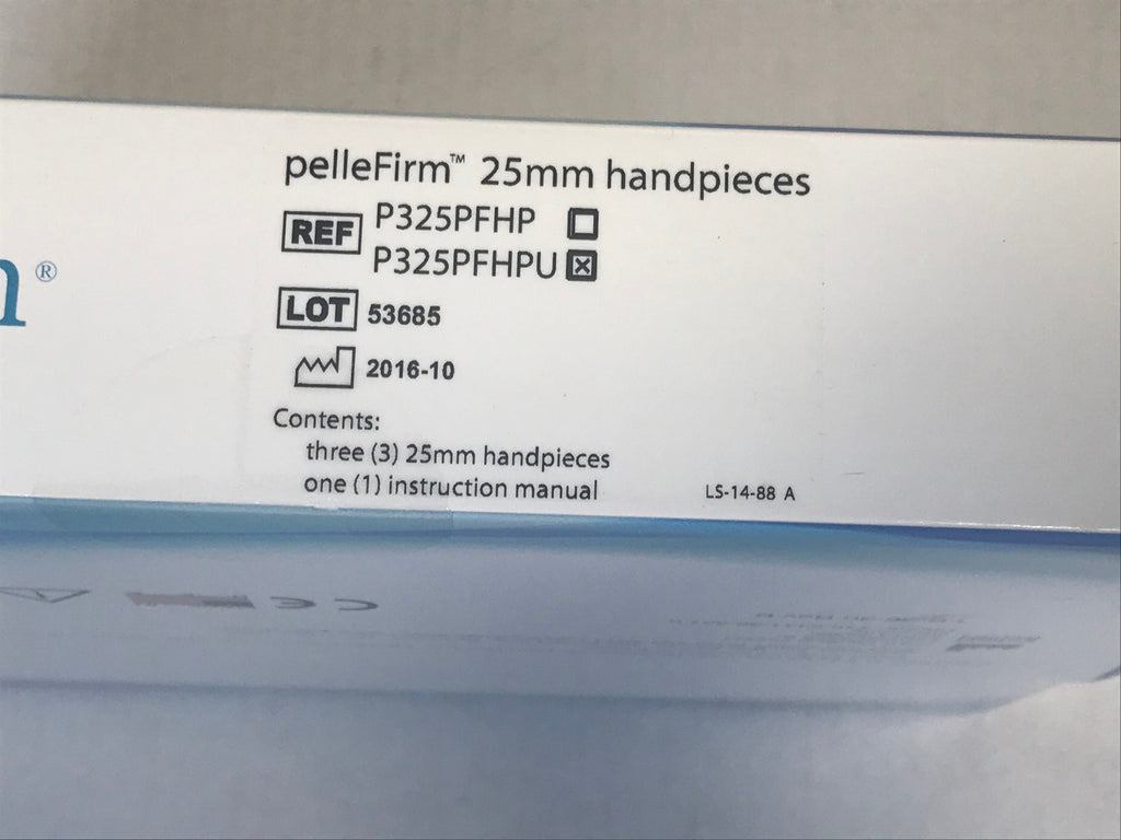 2016 Ellman Pelleve S5 RF PelleFirm 25 mm Handpiece P325PFHPU Pelle Firm 3 PACK