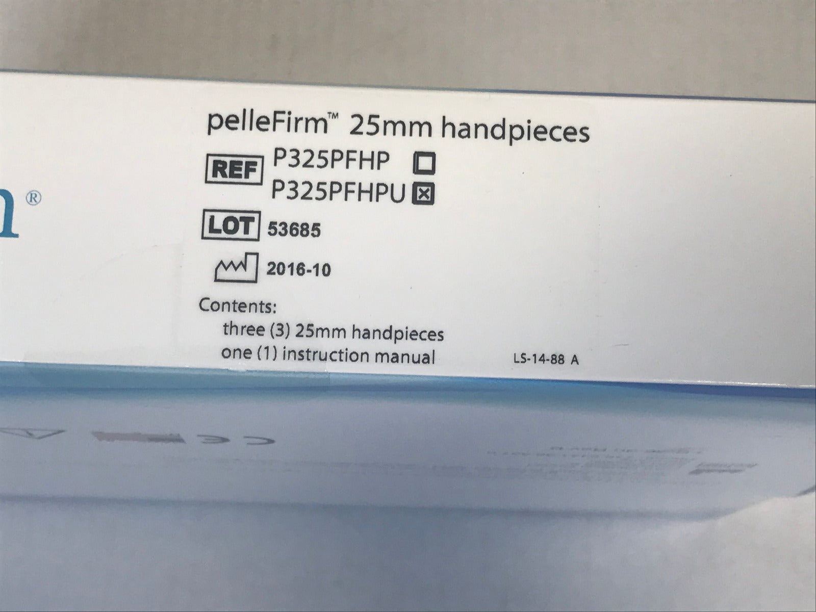 2016 Ellman Pelleve S5 RF PelleFirm 25 mm Handpiece P325PFHPU Pelle Firm 3 PACK
