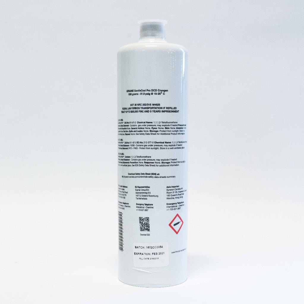 Candela GentleCool Pro DCD Cryogen Pressurized Refrigerant Canister 2157-40-8555