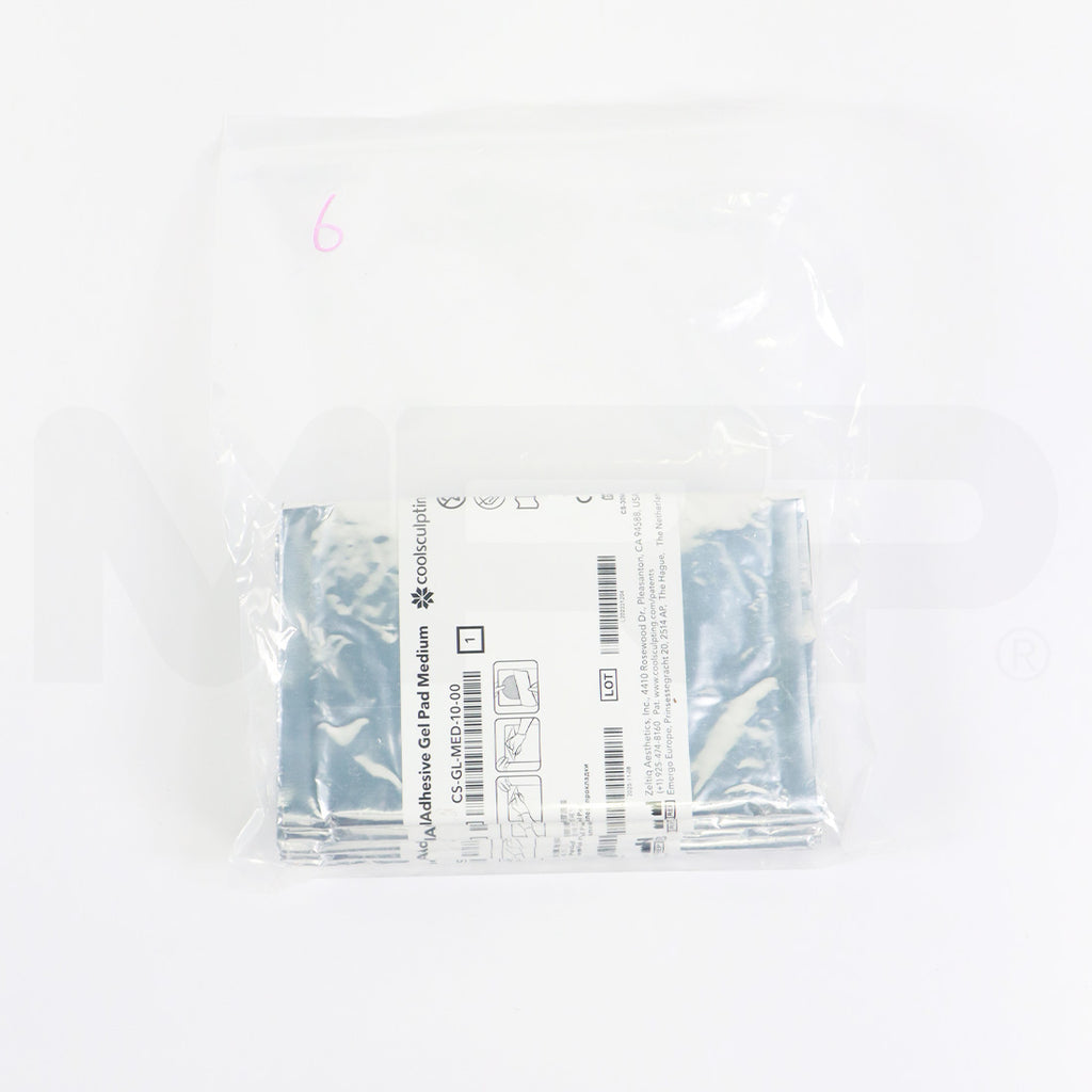 Zeltiq CoolSculpting CoolAdhesive Gel Pad Medium CS-GL-MED-10-00 EXP 11/2025, 6 Pack