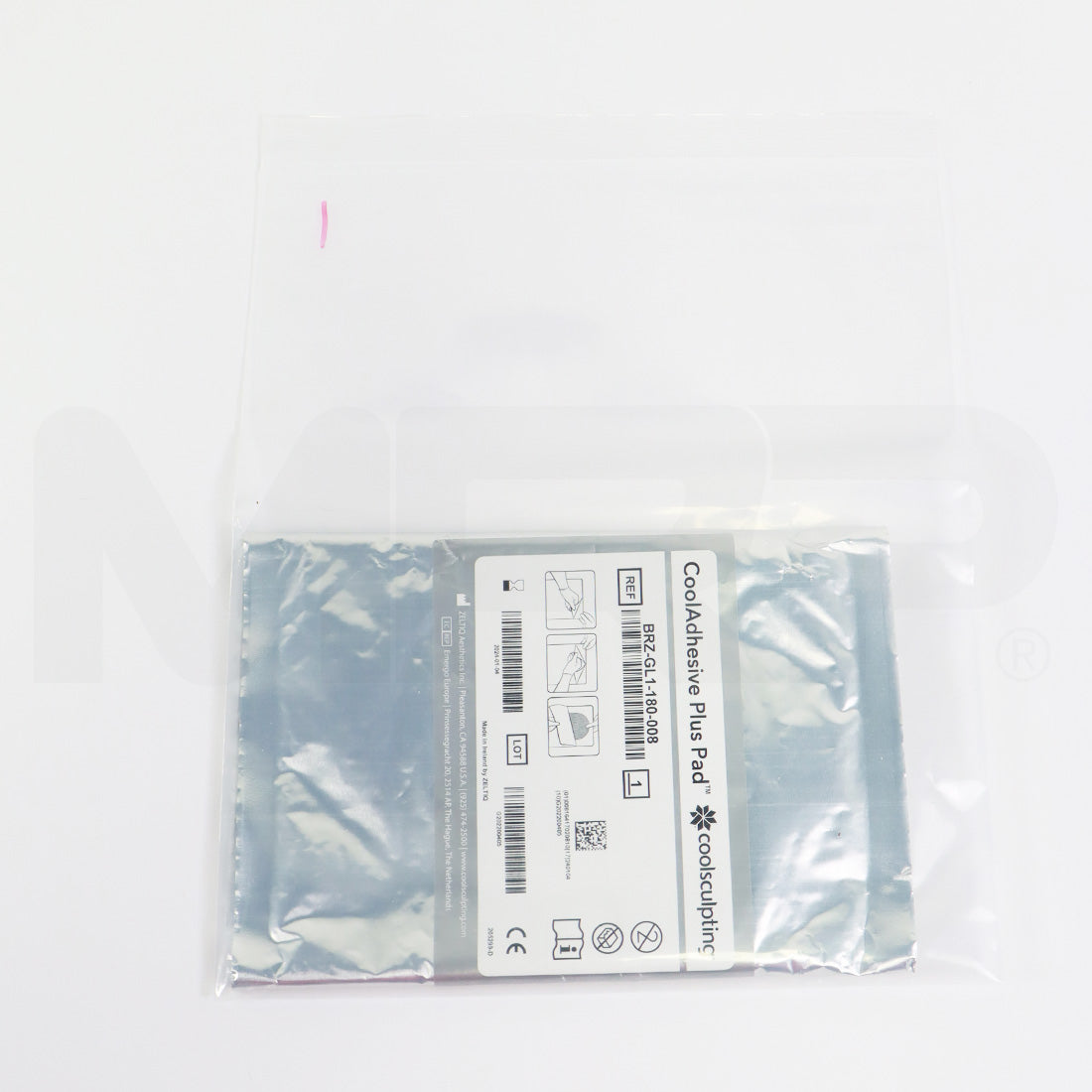 Zeltiq CoolSculpting CoolAdhesive Gel Plus Pad BRZ-GL1-180-008 EXP 01-2024, Single