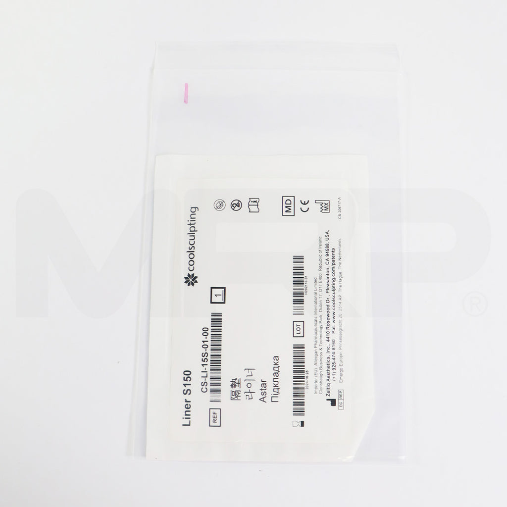 Zeltiq CoolSculpting Liner S150 CS-LI-15S-01-00 EXP 10/2024