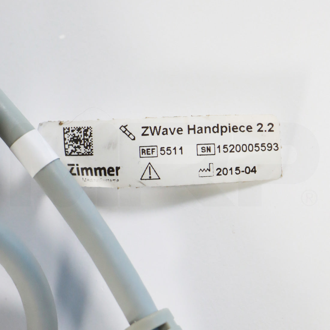 2015 Zimmer ZWave Handpiece 2.2 Radial Shockwave Collagen Reduction 5511 HP