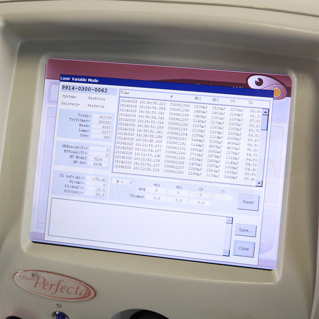 2006 Candela VBeam Perfecta Pulsed Vascular Acne Vein Laser System