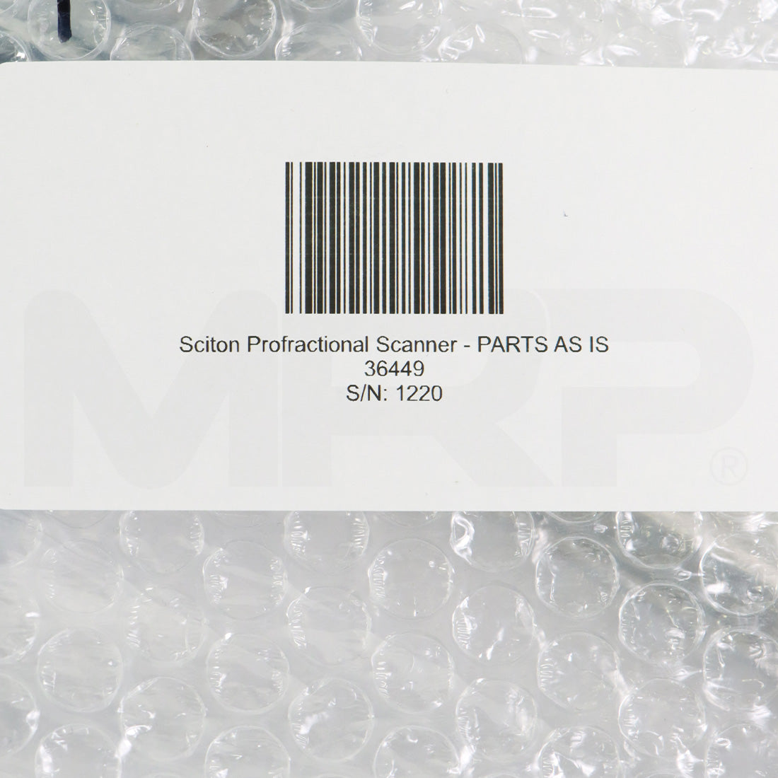 Sciton ProFractional Resurfacing Scanner For Erbium:YAG Laser - Parts As-Is