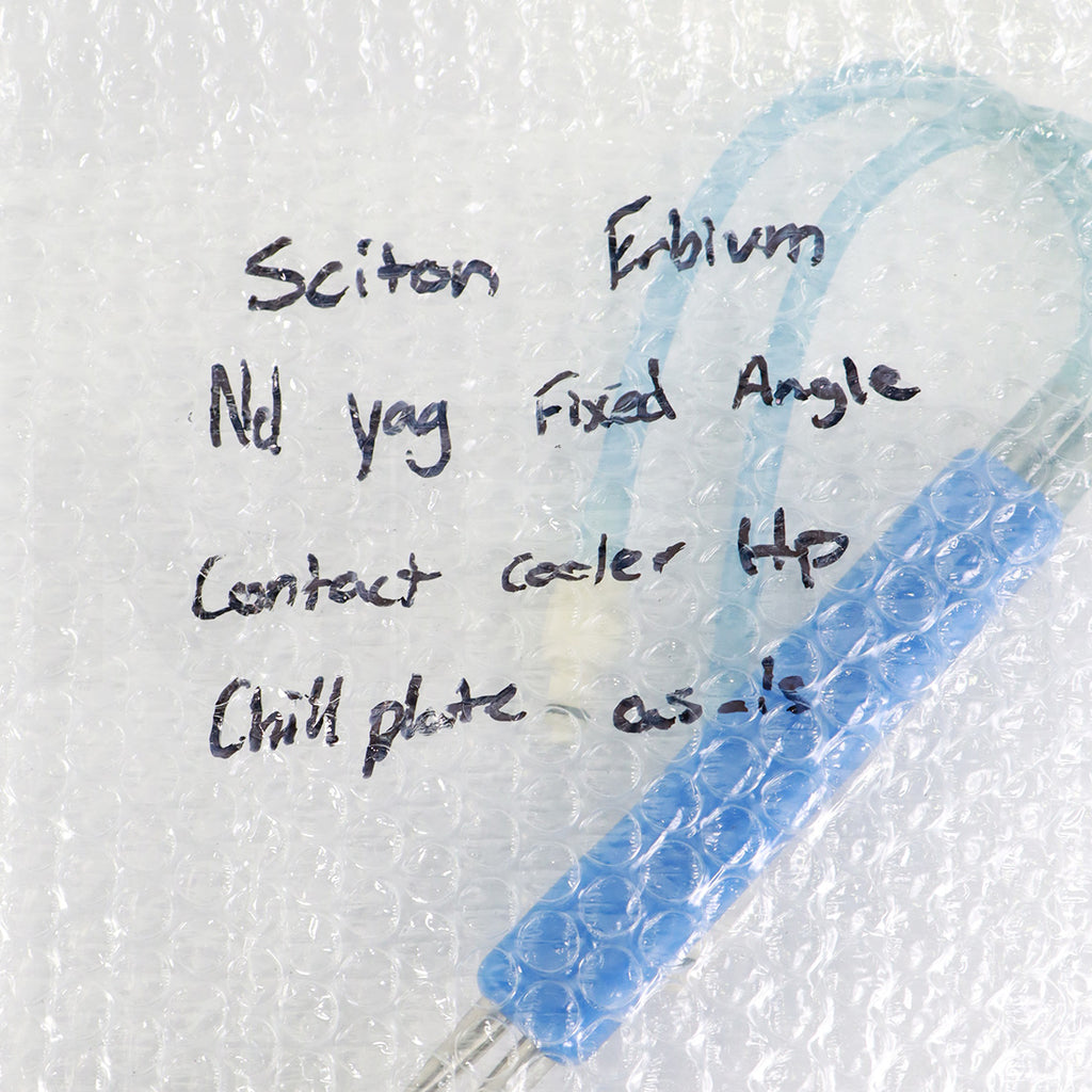 Sciton Profile Erbium Fixed Angle Contact Cooler Handpiece Chill Plate - Parts As-Is