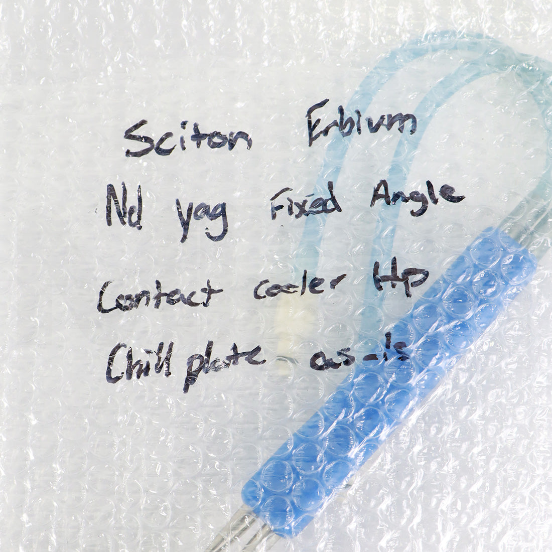 Sciton Profile Erbium Fixed Angle Contact Cooler Handpiece Chill Plate - Parts As-Is