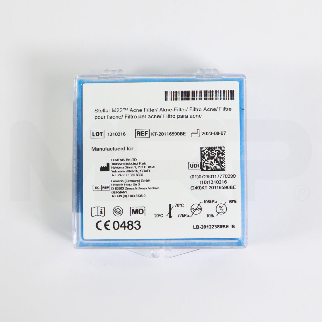 Lumenis Stellar M22 Acne Filter Case KT-20116590BE