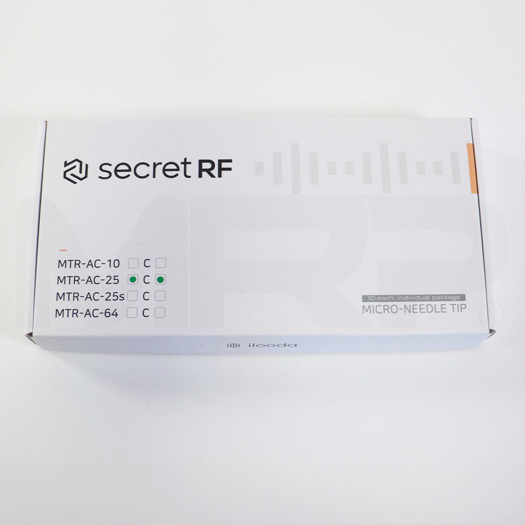 Ilooda SecretRF Microneedle Tip 25-Pin Semi-Insulated MTR-AC-C-25 - 10pk 07/27