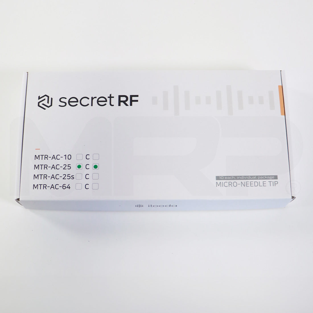 Ilooda SecretRF Microneedle Tip 25-Pin Semi-Insulated MTR-AC-C-25 - 10pk 07/27