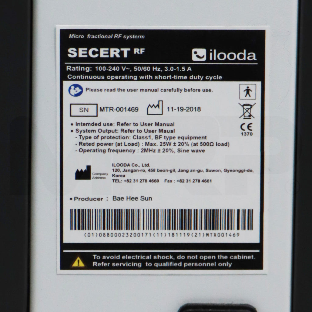 2018 Cutera Secret RF Micro Fractional RadioFrequency Microneedling Wrinkles Scars Acne System