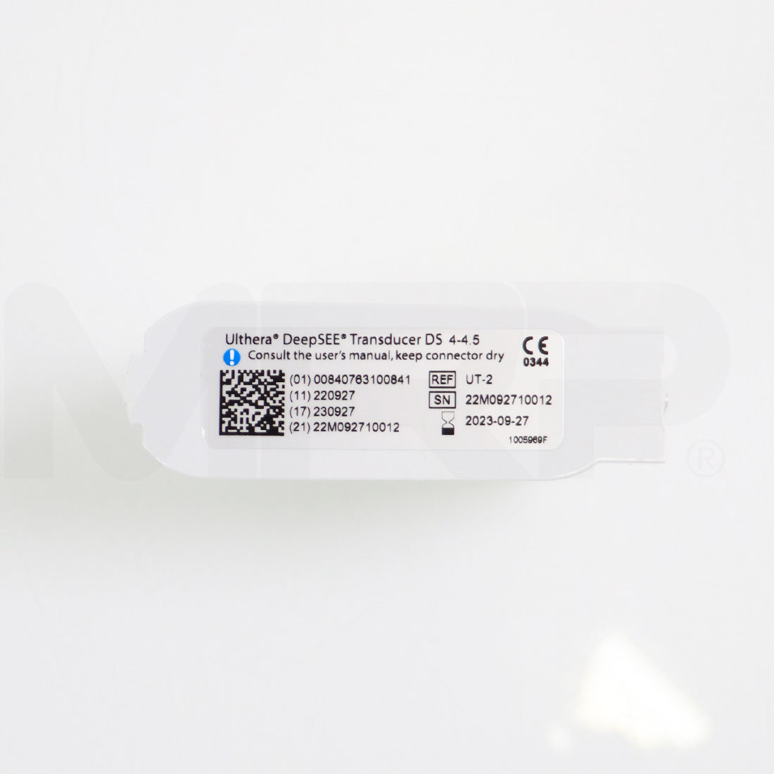 Ulthera DeepSEE DS 4-4.5 Transducer Blue 2373 Lines Left of 2400 Exp 09/2023