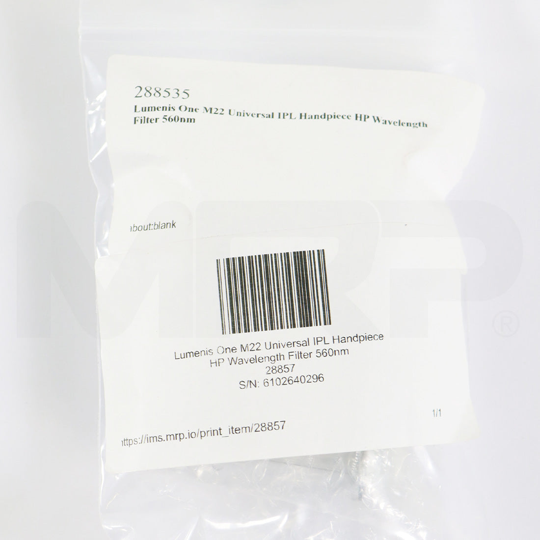 Lumenis M22 Universal IPL Handpiece Filter 560nm LB-003808