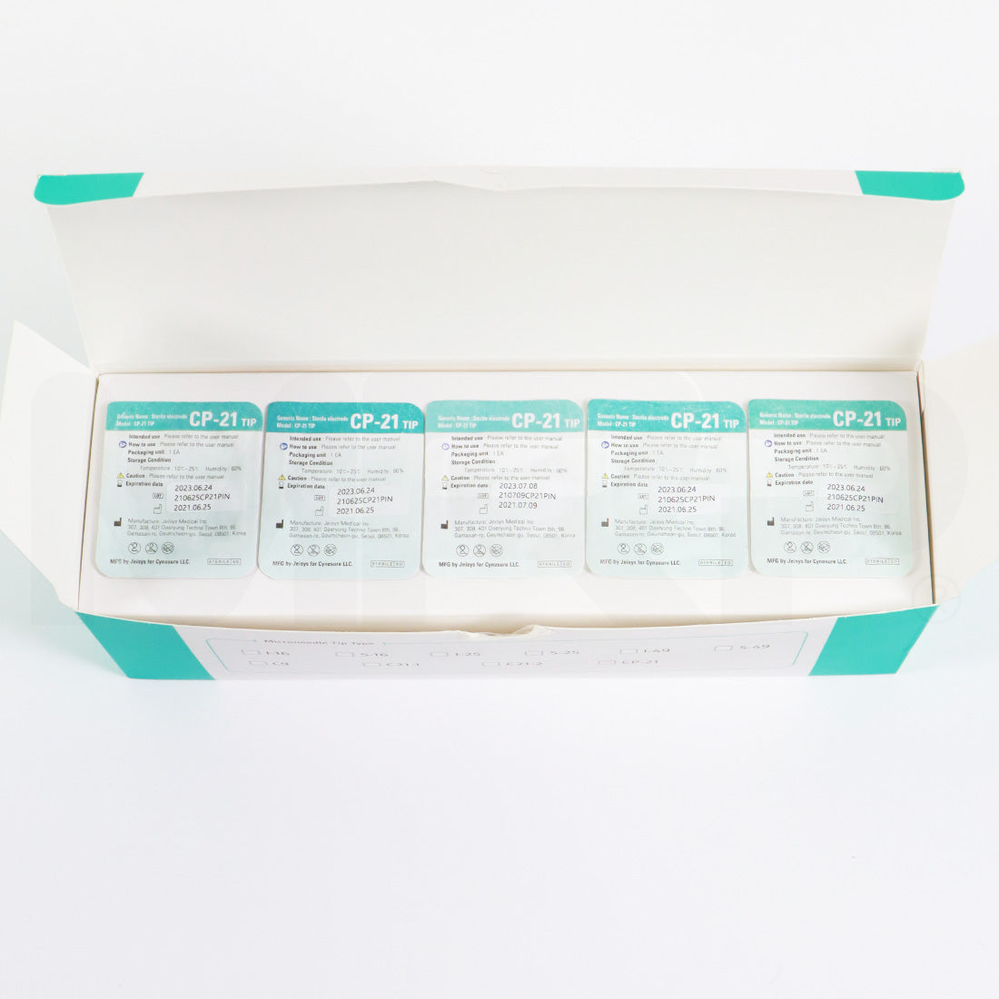 Cynosure Potenza RF CP-21 Microneedling Tips EXP 2023 x5
