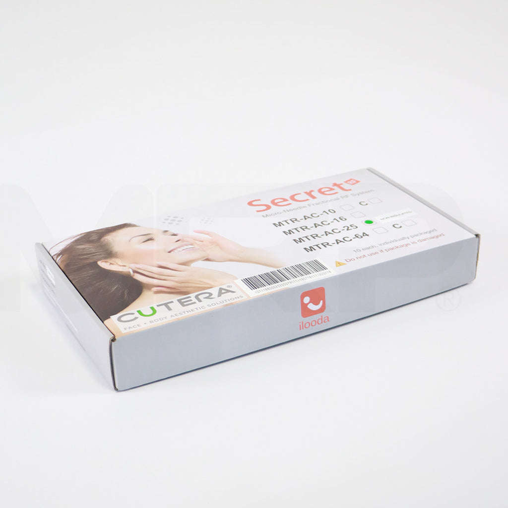 Cutera SecretRF MicroNeedle Fractional Tips 25-Pin MTR-AC-25 Non Insulated x10 Pc EXP 2022