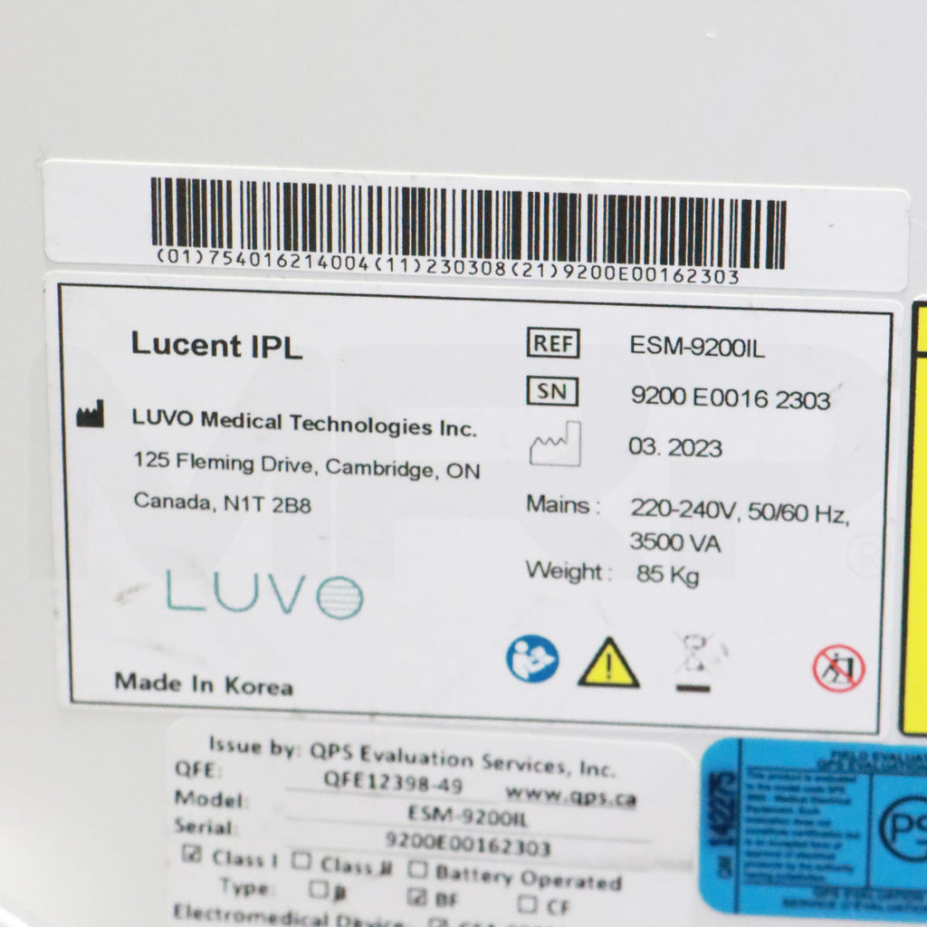 2023 Luvo Lucent IPL Laser Skin Rejuvenation Hair Removal Treatment System